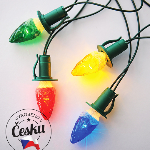 Obrázek z Retro vánoční osvětlení Šiška - Česká obnovená ruční výroba 