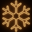 Obrázek z PROFI vánoční LED neonové osvětlení venkovní - adventní vločka 65 cm s propojovacím systémem 
