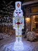 Obrázek z LED vánoční louskáček 150 cm – svítící venkovní i vnitřní vánoční dekorace s časovačem 