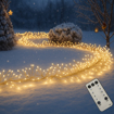 Obrázek z Nano LED vánoční řetěz - ježek, venkovní 1500 LED / 55 m s ovladačem, časovačem, pamětí a regulací intenzity svícení 