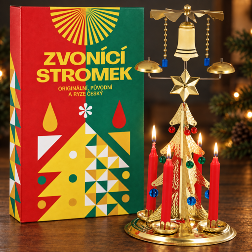 Obrázek z Andělské zvonění – tradiční česká výroba originálního zvonícího stromečku 