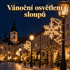Obrázek pro kategorii Vánoční osvětlení sloupů