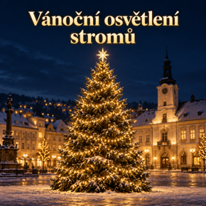 Obrázek pro kategorii Vánoční osvětlení stromů