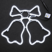 LED neonový zvoneček Profi Fix 25 cm – studená bílá