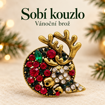 Sobí kouzlo – vánoční brož s názvem